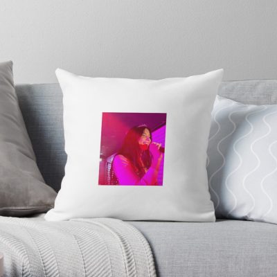 Gracie Abrams With Crown Throw Pillow Official Gracie Abrams Merch