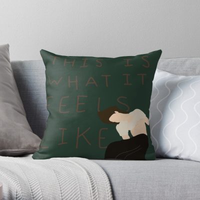 This Is What It Feels Like Gracie Abrams Album Cover Throw Pillow Official Gracie Abrams Merch